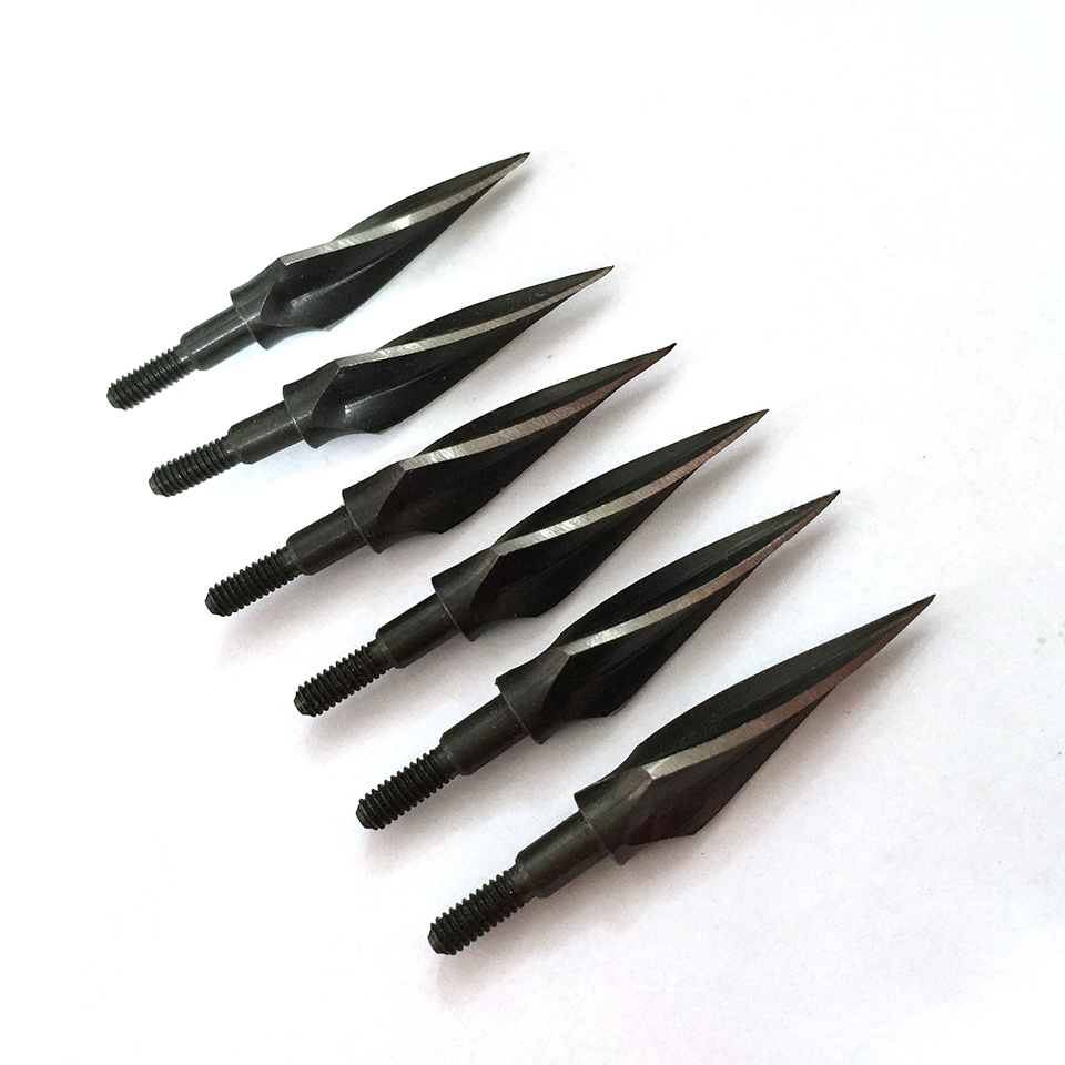 Crossbow Bolt Broadhead - 3/6/12pcs Carbon Steel Rotary Arrow Heads