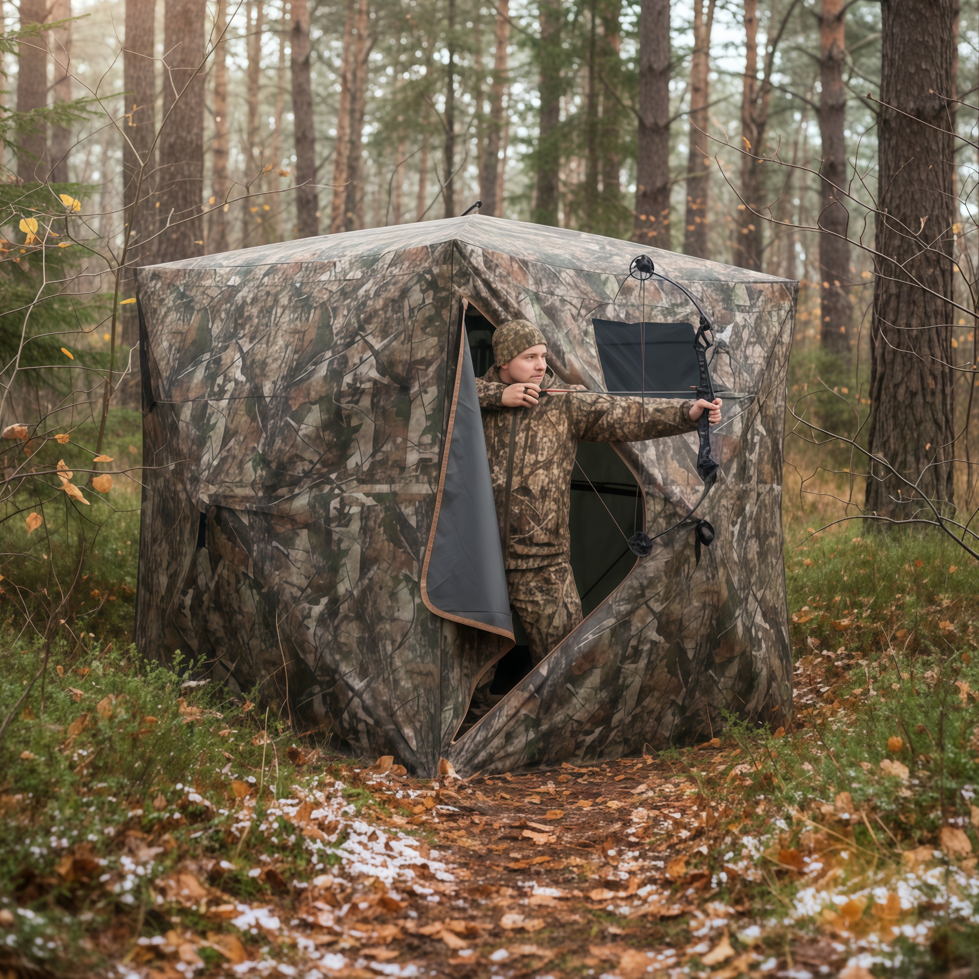 Hunting & Outdoor Supplies Vanderbijlpark - Camouflage Pop-Up Hunting Blind Easy Setup