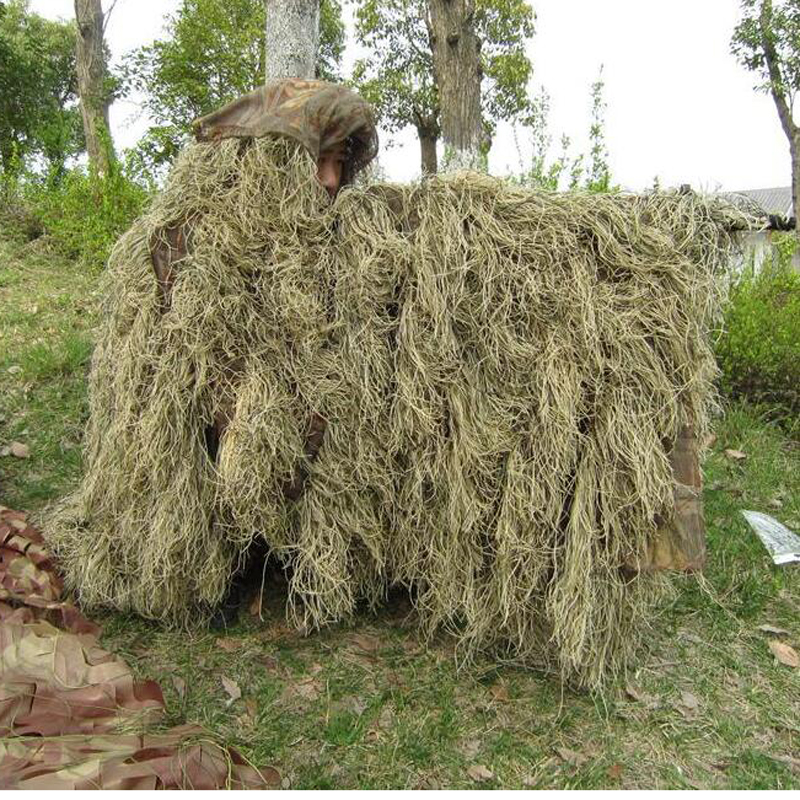 Outdoor Hunting Photography - Hunting Cloak Ghillie Suit Photography Withered