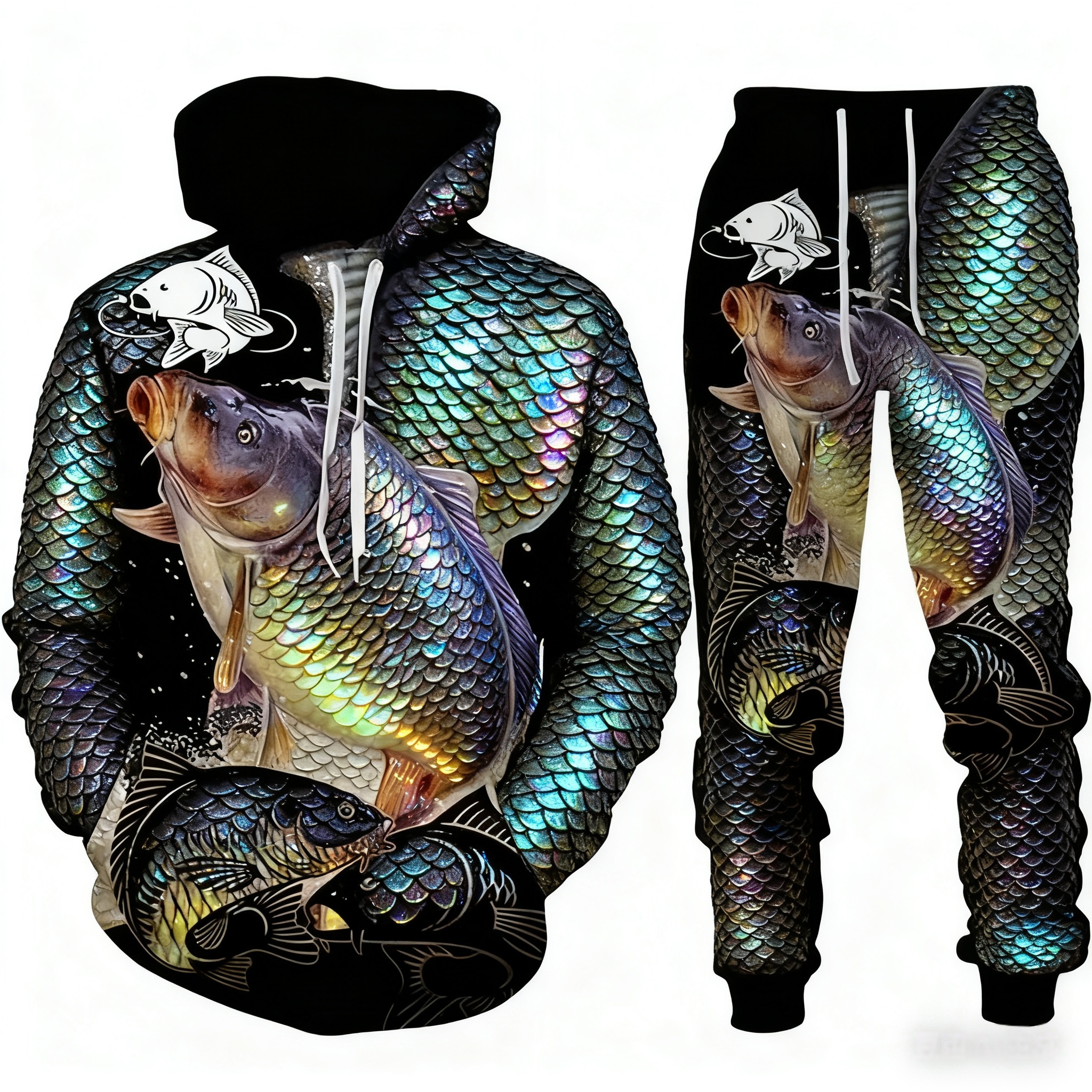 Outdoor Hunting Outfit - Popular Bass Fishing 3D Print Unisex