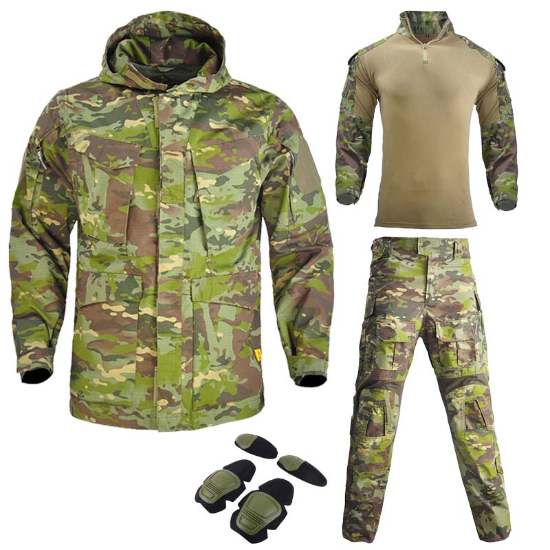 Wildman Hunting & Outdoor Reviews - Men Outdoor Tactic Jacket+G3 Pants+shirt with