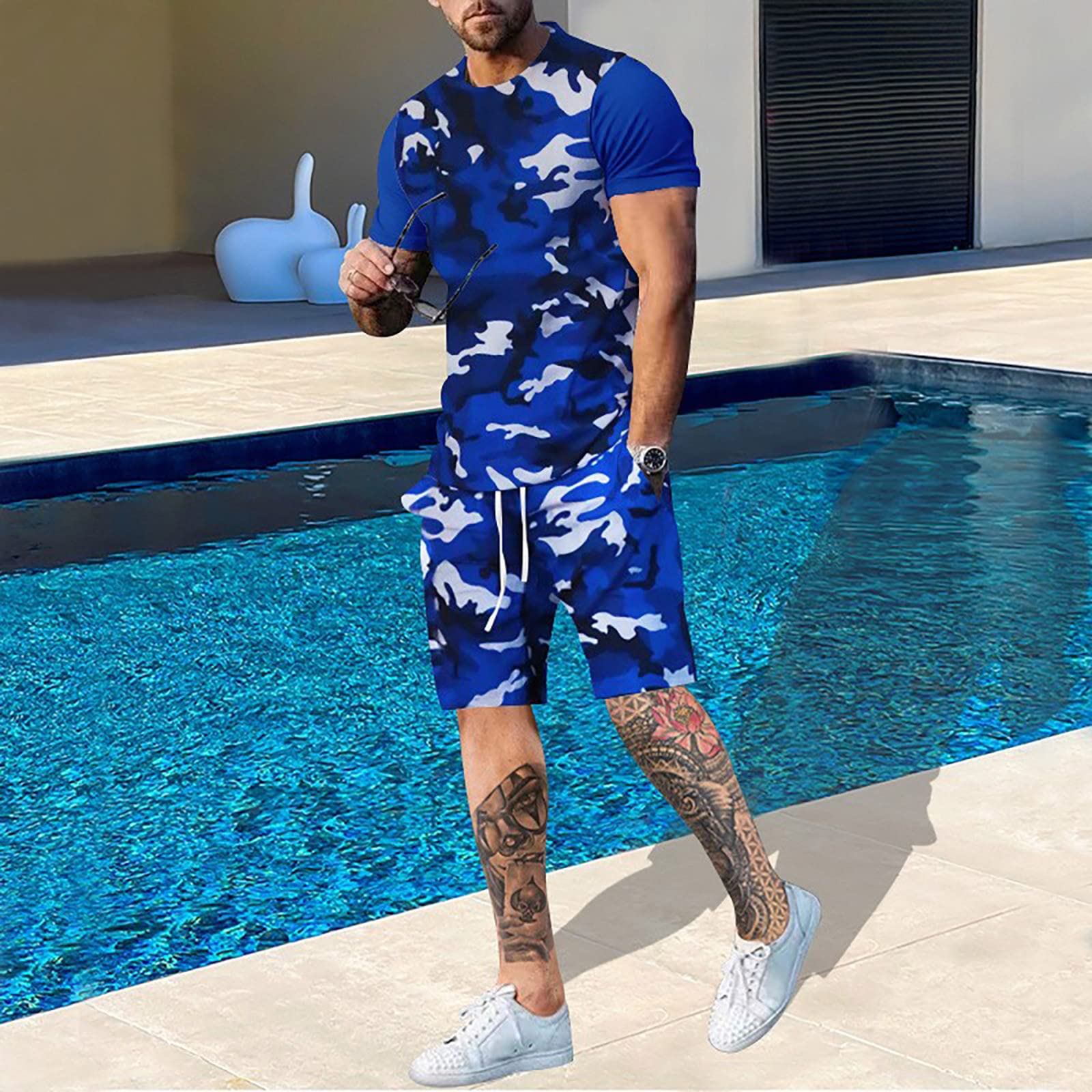 Summer Men Camouflage T shirt  - Outdoor Hunting Outfit บทวิจารณ์และราคา