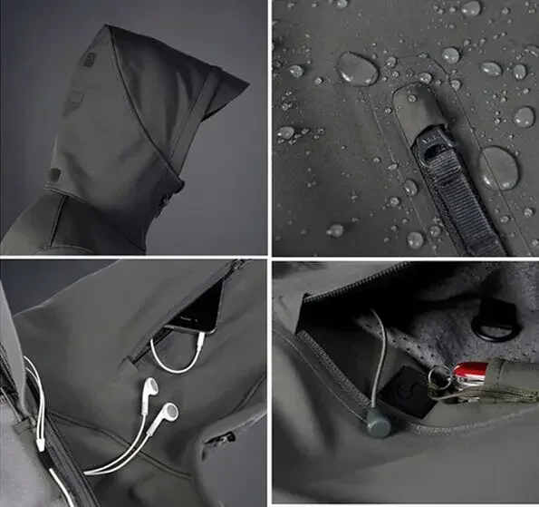 Men Outdoor Waterproof Jackets - Outdoor Hunting Outfit บทวิจารณ์และราคา