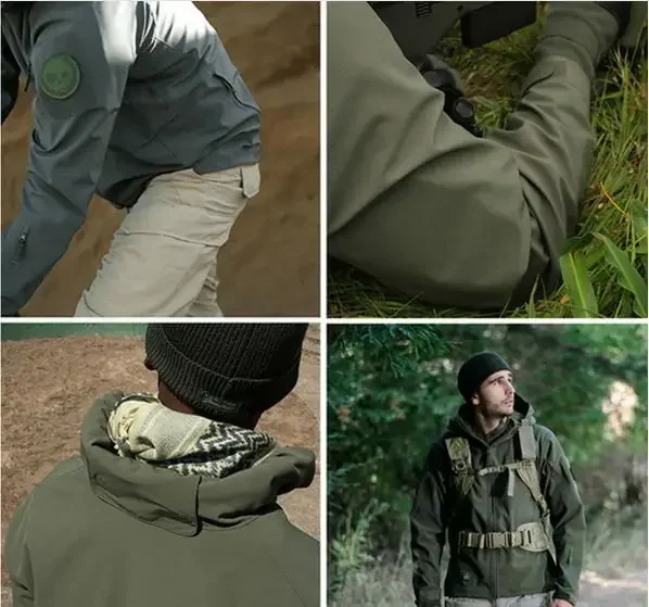 Men Outdoor Waterproof Jackets - Outdoor Hunting Outfit บทวิจารณ์และราคา