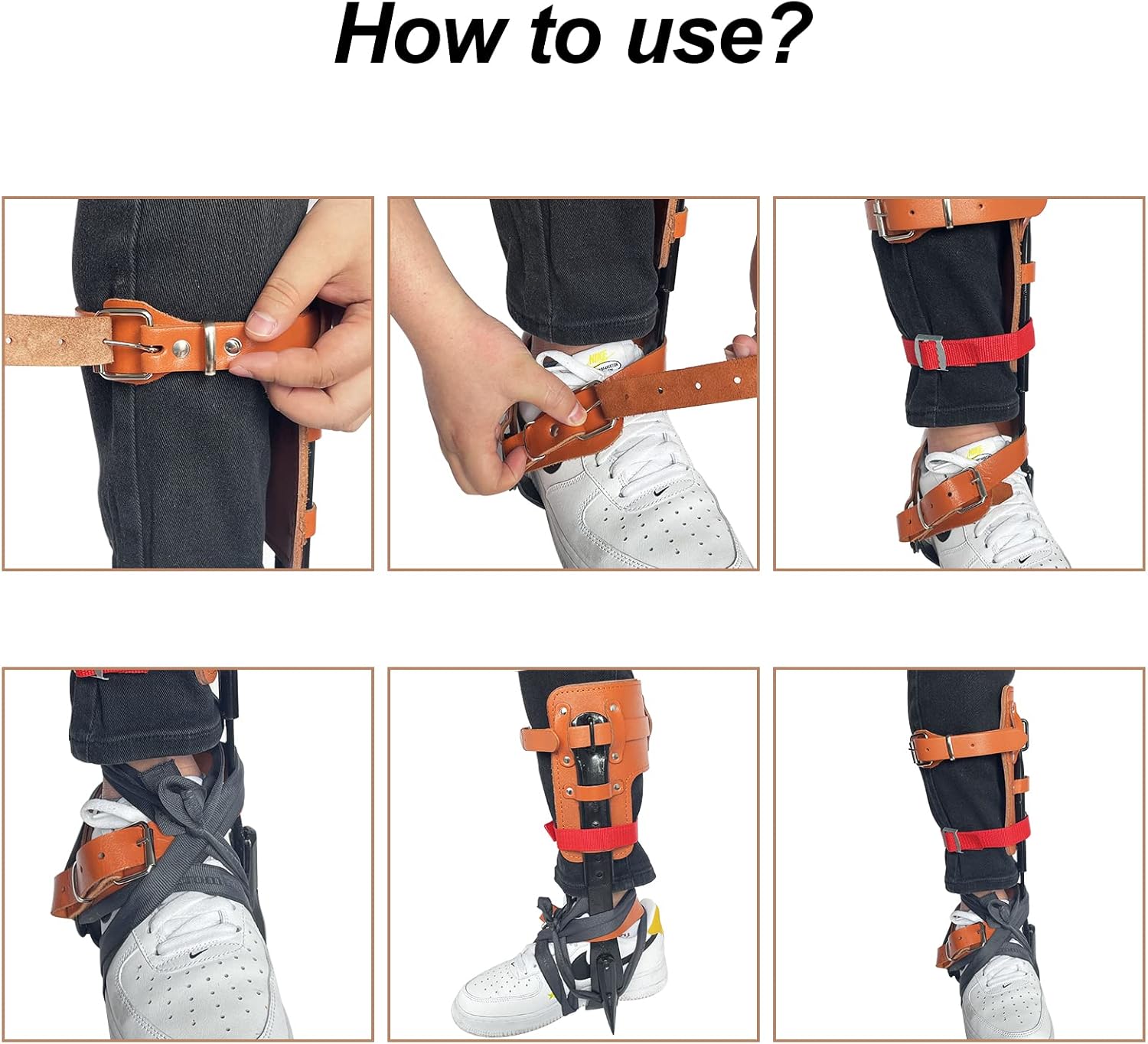 Upgraded Tree Climbing Spurs w - Hunting & Outdoor Supplies Vanderbijlpark บทวิจารณ์และราคา