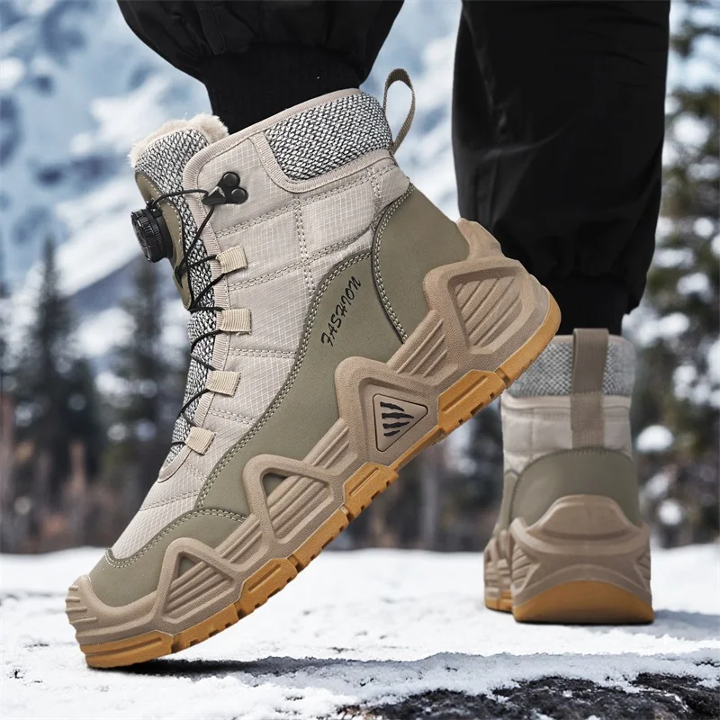 Warm Fur Outdoor Mens Combat T - Outdoor Hunting Boots For Men บทวิจารณ์และราคา