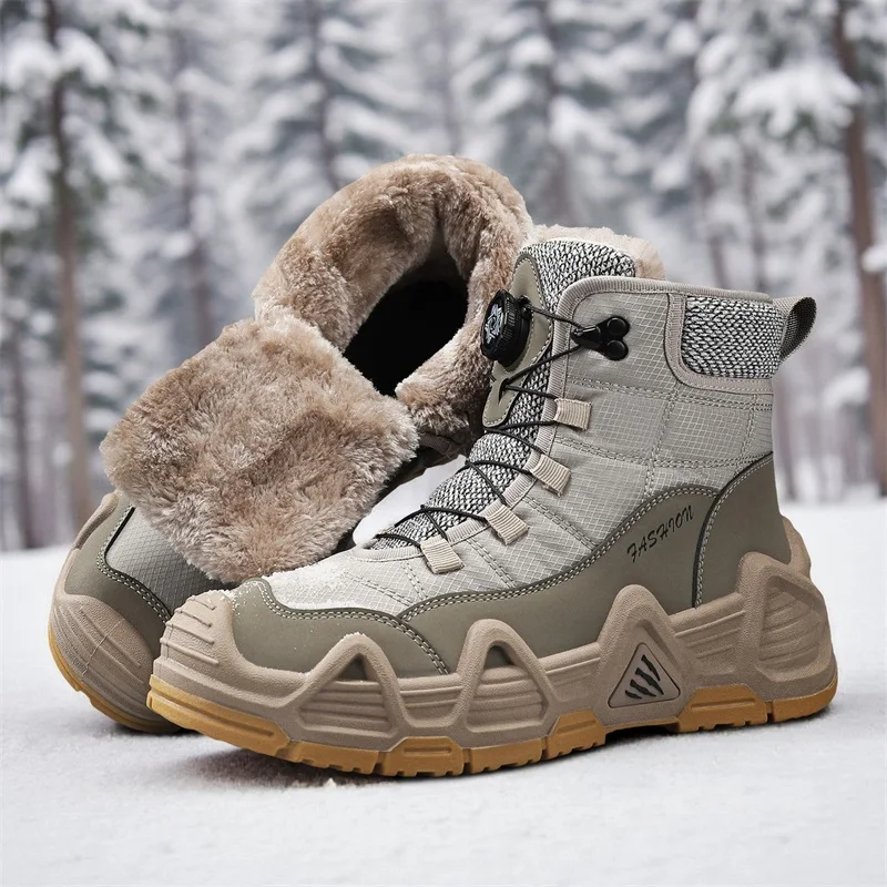 Warm Fur Outdoor Mens Combat T - Outdoor Hunting Boots For Men บทวิจารณ์และราคา