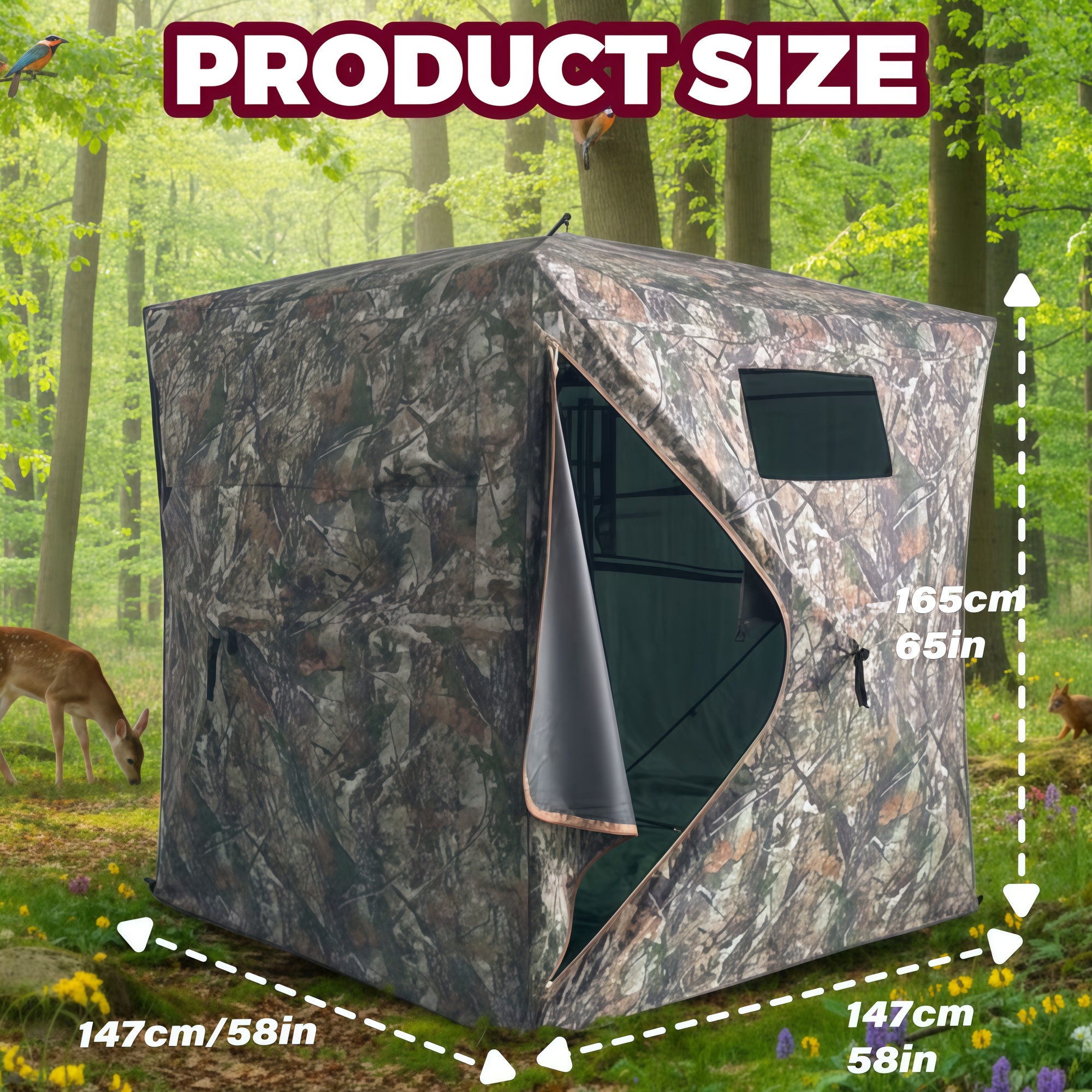 Camouflage Pop-Up Hunting Blin - Hunting & Outdoor Supplies Vanderbijlpark บทวิจารณ์และราคา