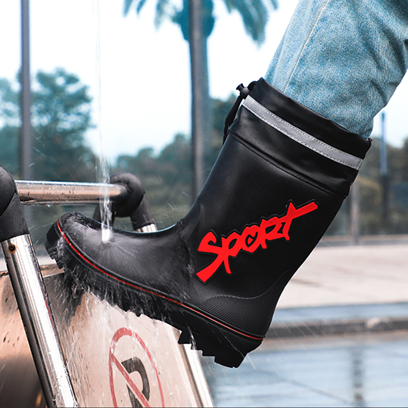 Mid-calf Rain Boots Men Slip-O - Fishing Waders Breathable บทวิจารณ์และราคา