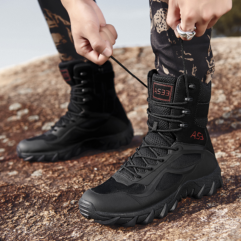 Men Tactical Boot Breathable A - Hunting Outdoor Brands บทวิจารณ์และราคา