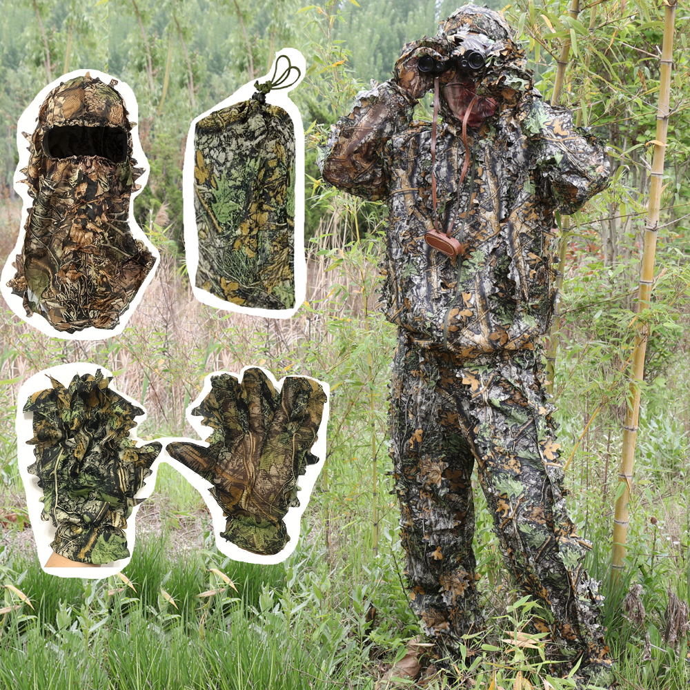 Hunting Suit Jungle Leaves Lig - Outdoor Hunting Photography บทวิจารณ์และราคา