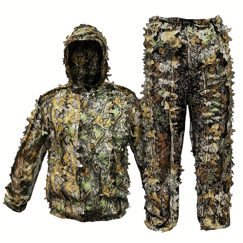 Hunting Suit Jungle Leaves Lig - Outdoor Hunting Photography บทวิจารณ์และราคา