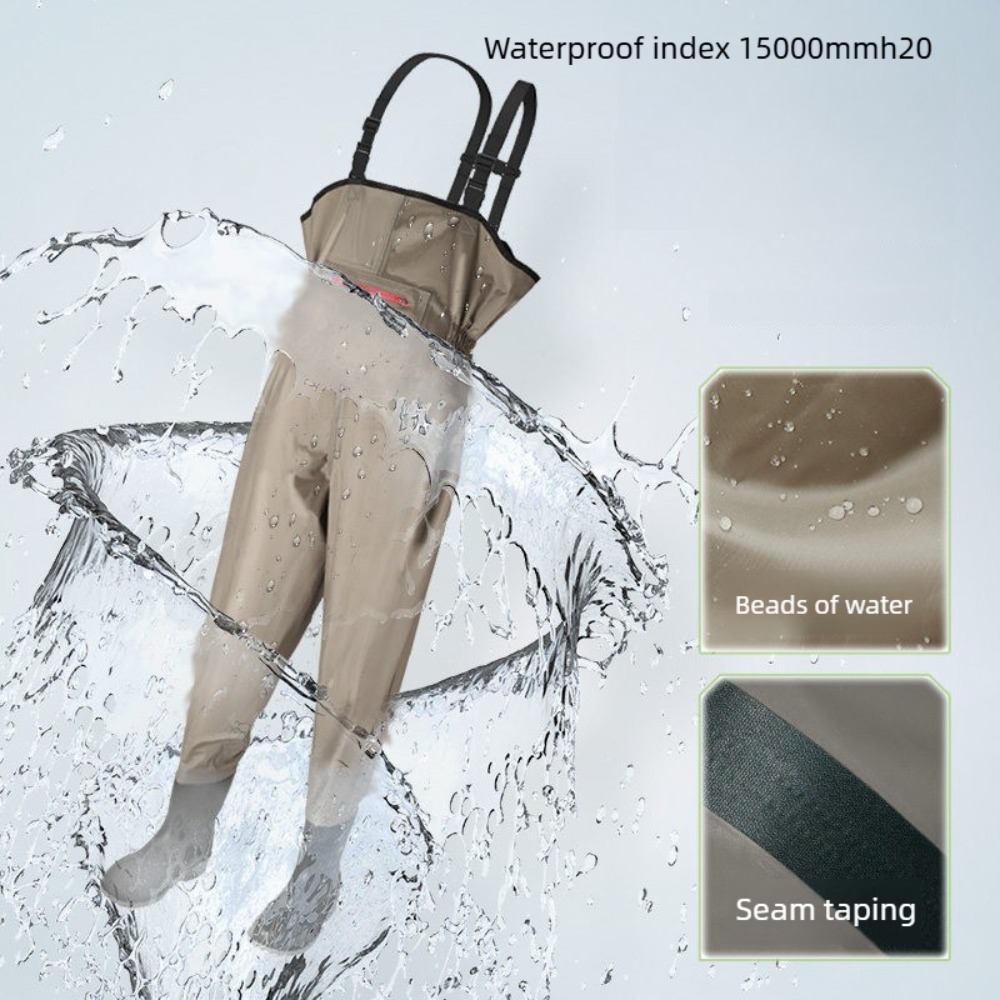 Waterproof Breathable Hip Wade - Fishing Waders Breathable บทวิจารณ์และราคา
