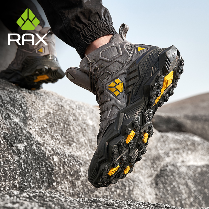Rax Hiking Shoes Men Waterproo - Outdoor Hunting Boots For Men บทวิจารณ์และราคา