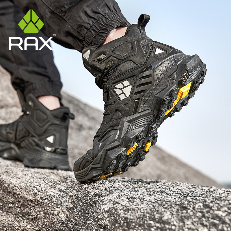 Rax Hiking Shoes Men Waterproo - Outdoor Hunting Boots For Men บทวิจารณ์และราคา