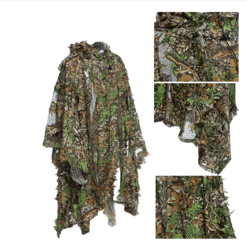 Men Women Kids 3D Leaf Ghillie - Outdoor Hunting Outfit บทวิจารณ์และราคา