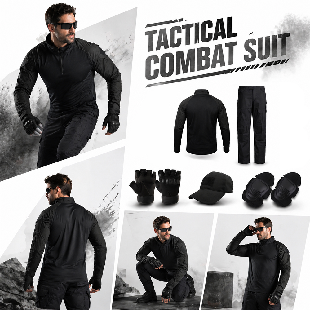 Men's Tactical Uniform Set, Co - Outdoor Hunting Outfit บทวิจารณ์และราคา