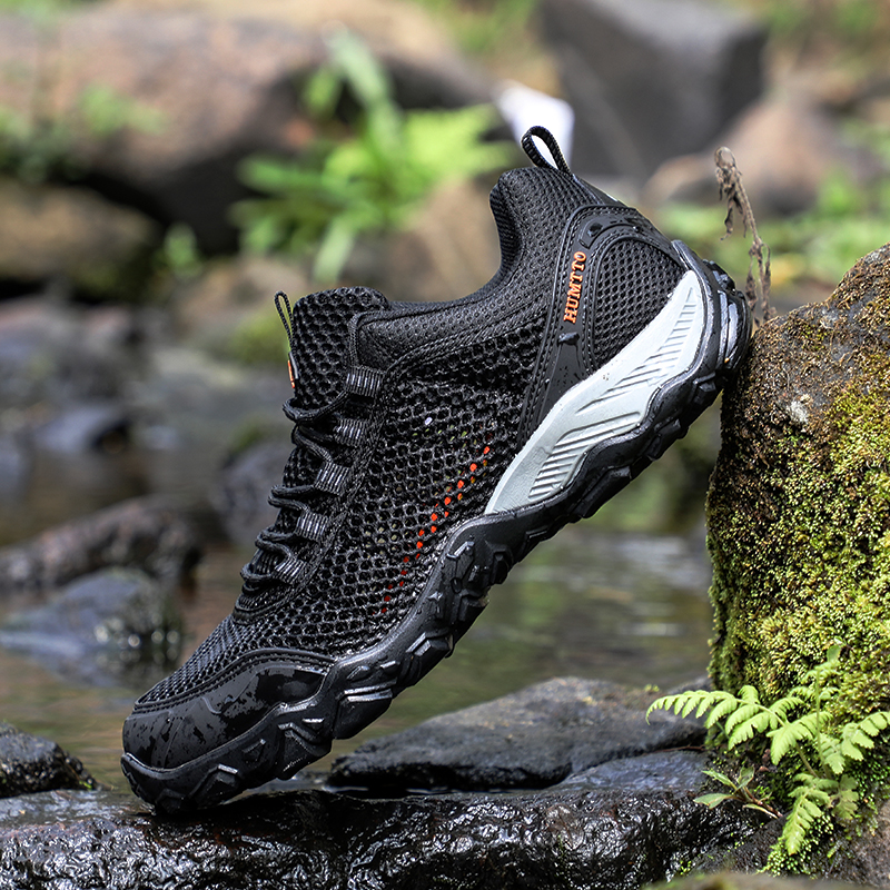 HUMTTO Hiking Shoes Men Breath - Outdoor Hunting Boots For Men บทวิจารณ์และราคา