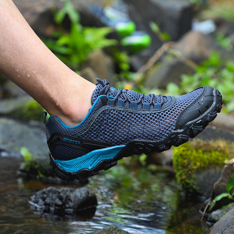 HUMTTO Hiking Shoes Men Breath - Outdoor Hunting Boots For Men บทวิจารณ์และราคา