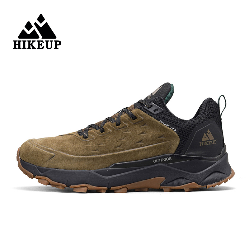 HIKEUP Rubber Outsole Cushione - Outdoor Hunting Boots For Men บทวิจารณ์และราคา