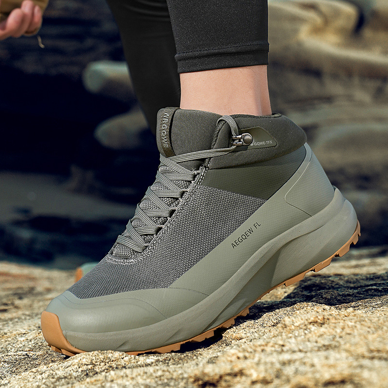 High Top Hiking Shoes Men Luxu - Hunting Outdoor Brands บทวิจารณ์และราคา