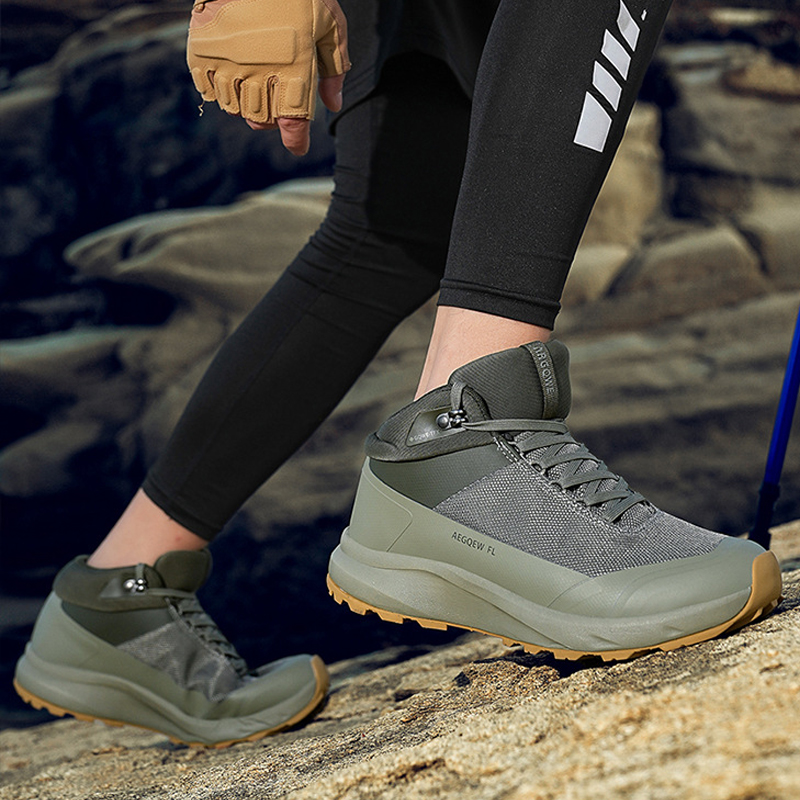 High Top Hiking Shoes Men Luxu - Hunting Outdoor Brands บทวิจารณ์และราคา