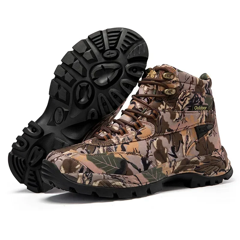 Men's High Top Camouflage Hunt - Outdoor Hunting Boots For Men บทวิจารณ์และราคา