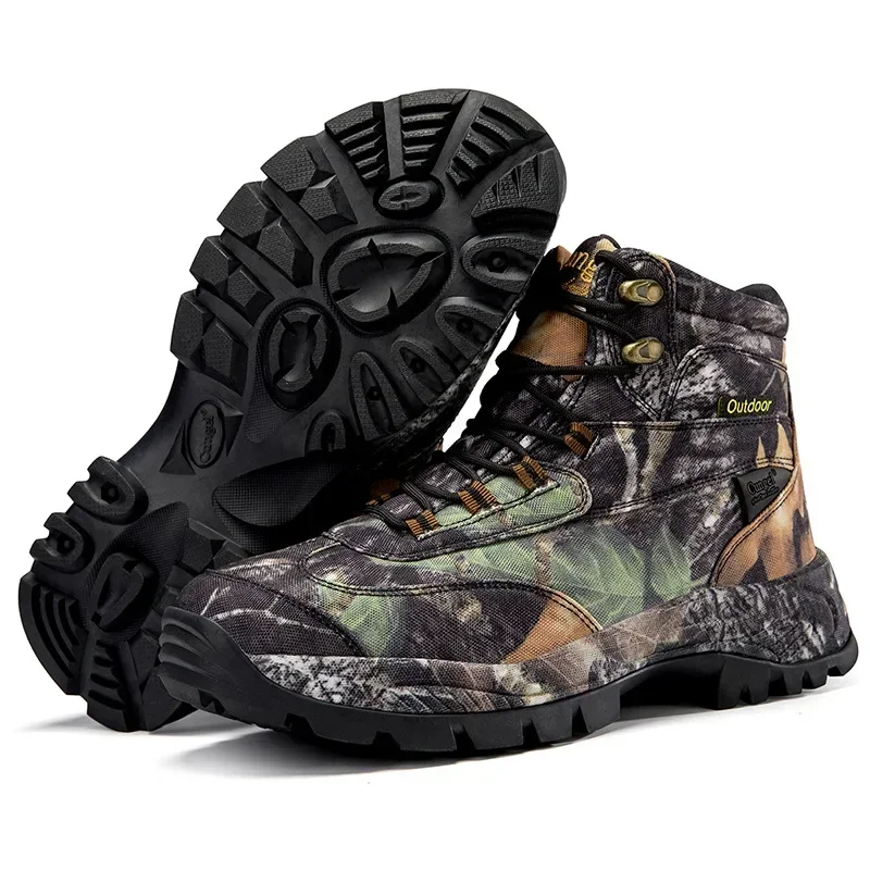 Men's High Top Camouflage Hunt - Outdoor Hunting Boots For Men บทวิจารณ์และราคา