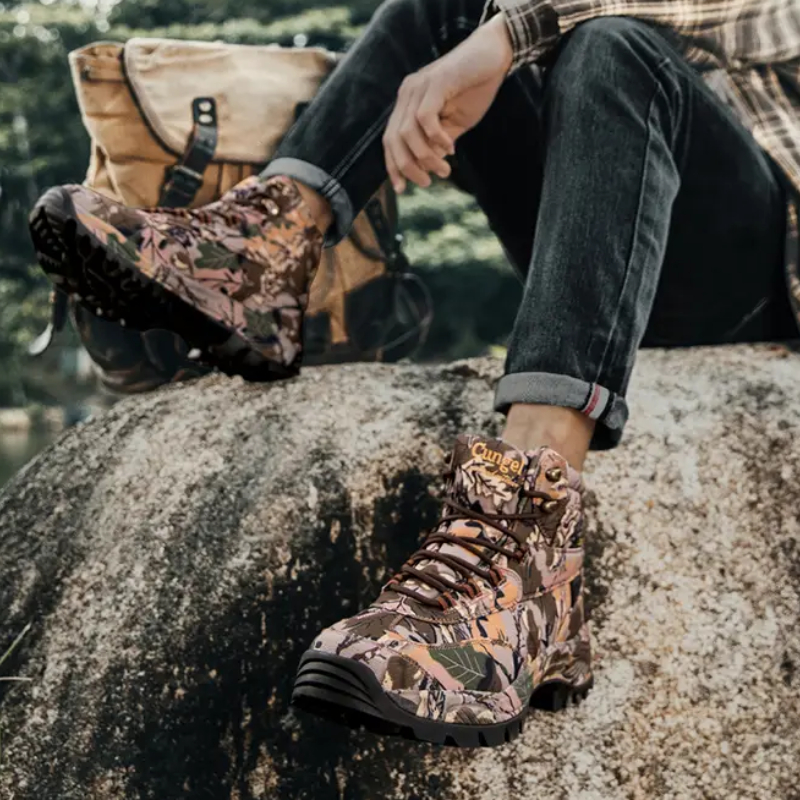 Men's High Top Camouflage Hunt - Outdoor Hunting Boots For Men บทวิจารณ์และราคา