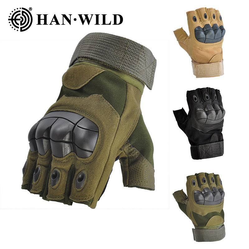 Tactical Training Gloves Haif  - Wildman Hunting & Outdoor Reviews บทวิจารณ์และราคา