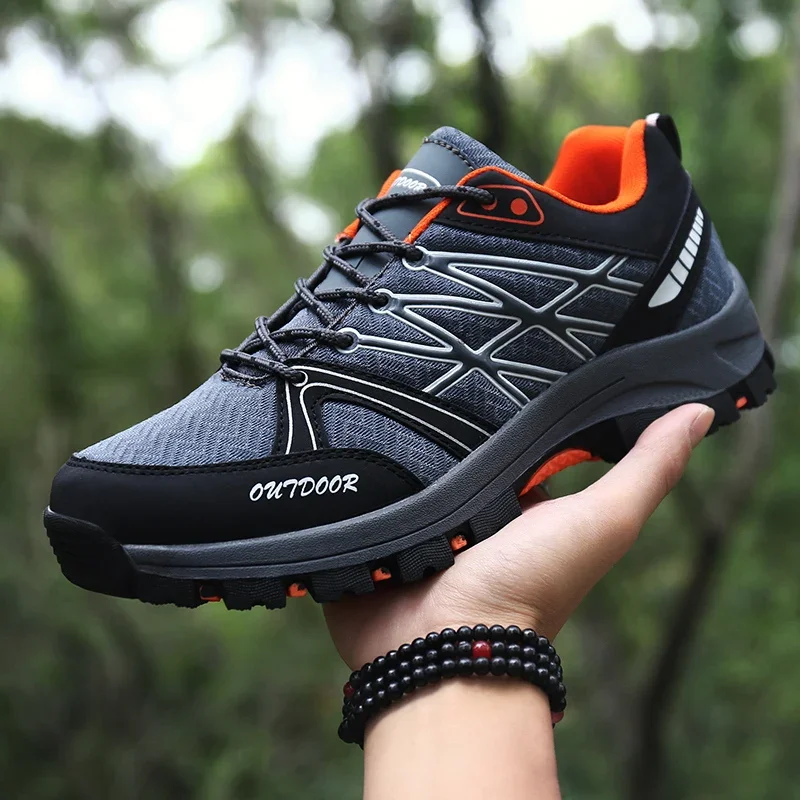 Brand Hiking Shoes Men Mesh Br - Hunting Outdoor Brands บทวิจารณ์และราคา