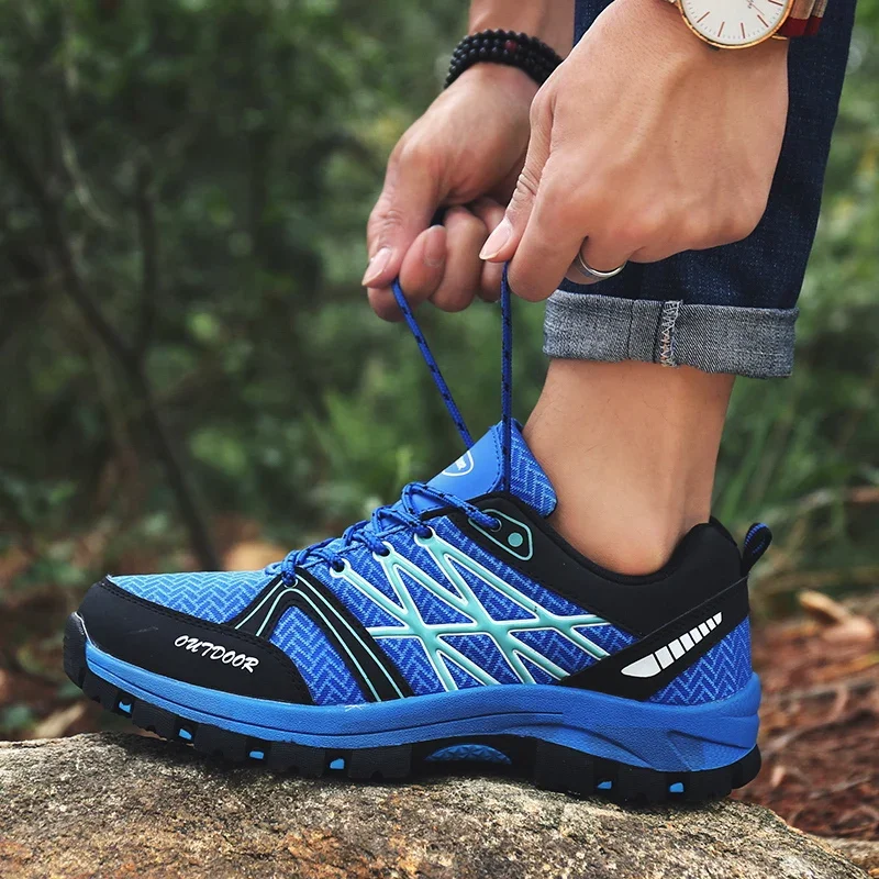 Brand Hiking Shoes Men Mesh Br - Hunting Outdoor Brands บทวิจารณ์และราคา