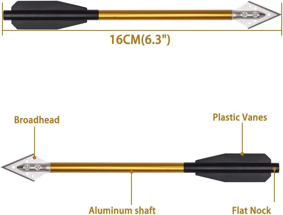 Aluminium Crossbow Bolts Arrow - Crossbow Bolt Broadhead บทวิจารณ์และราคา