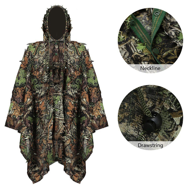 Unisex Camouflage Ghillie Suit - Outdoor Hunting Outfit บทวิจารณ์และราคา