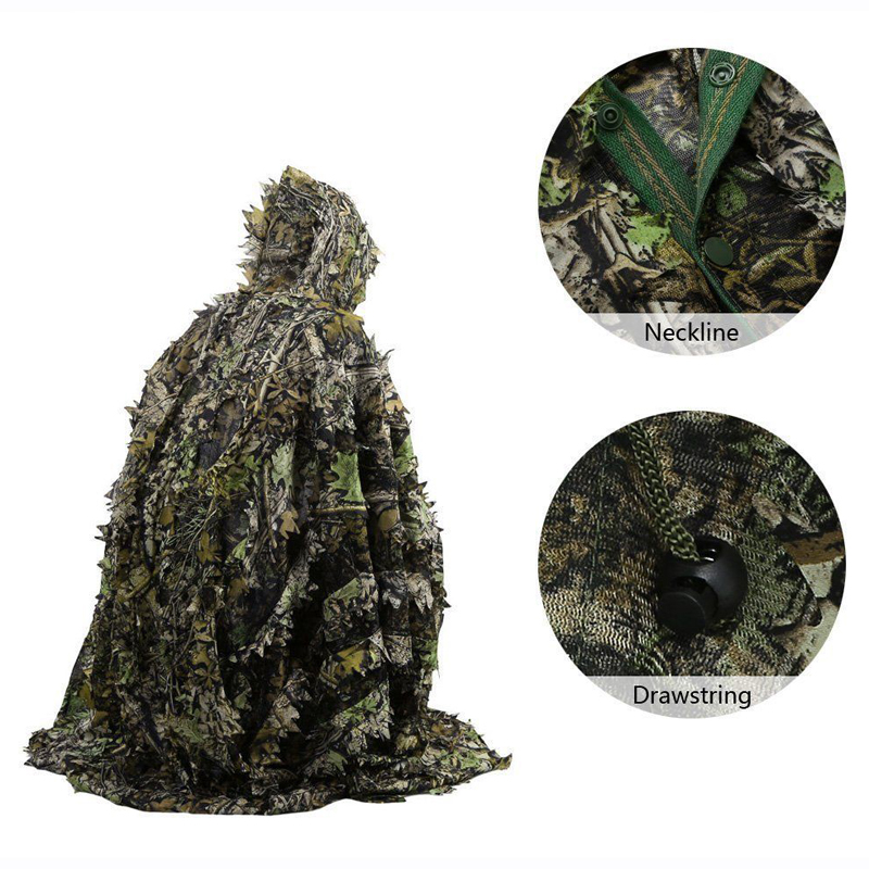 Unisex Camouflage Ghillie Suit - Outdoor Hunting Outfit บทวิจารณ์และราคา