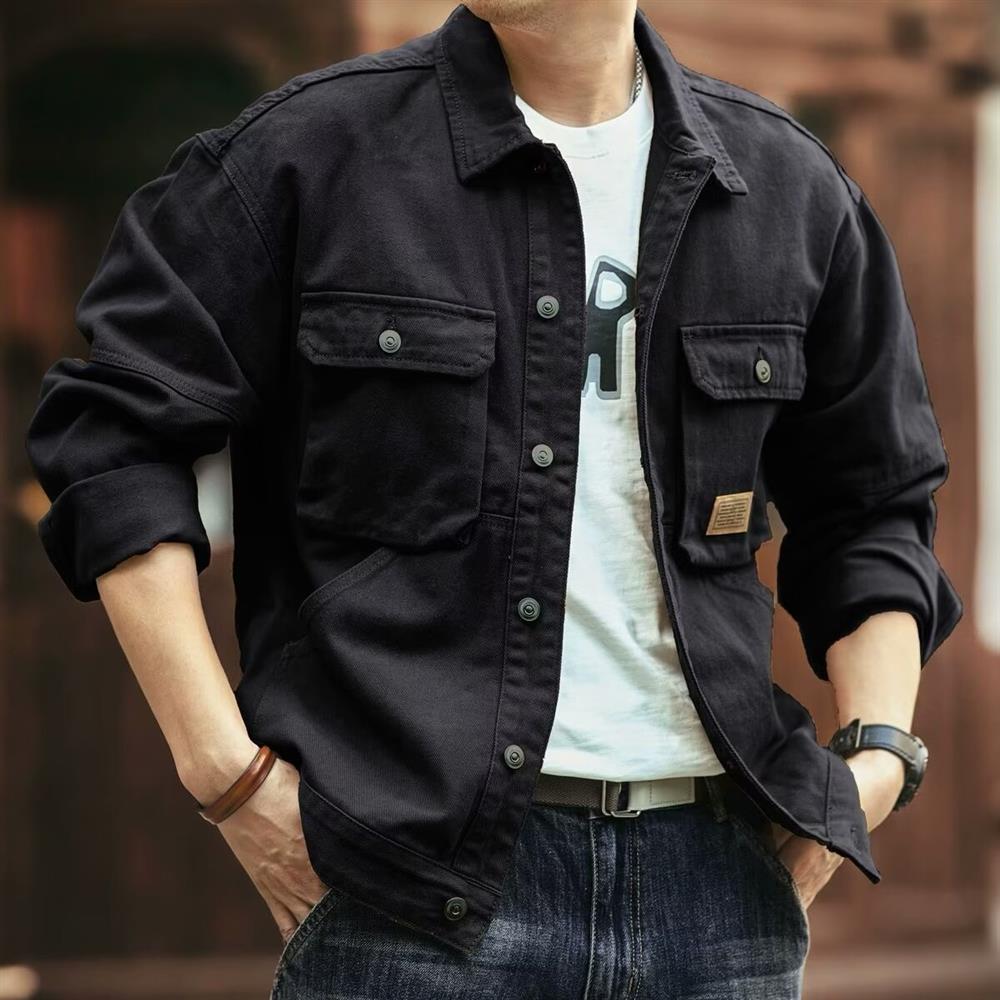 Retro American Denim Jacket Me - Hunting Outdoor Brands บทวิจารณ์และราคา