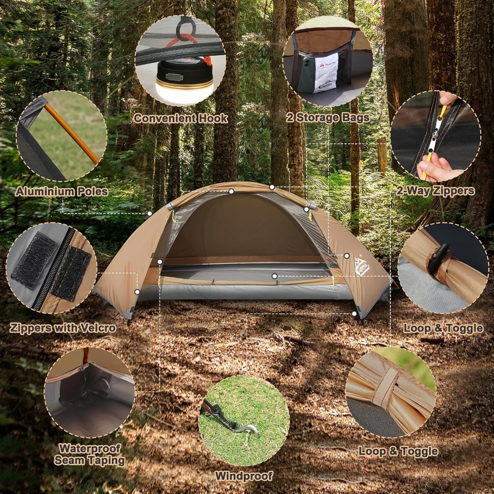 4 Season 1 Person Tent for Cam - Hunting & Outdoor Supplies Vanderbijlpark บทวิจารณ์และราคา