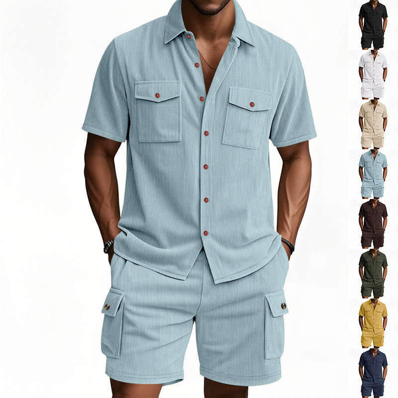 Men's Summer Corduroy Workwear - Outdoor Hunting Outfit บทวิจารณ์และราคา