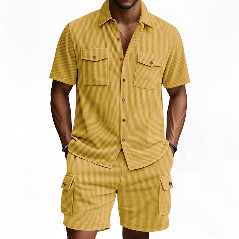 Men's Summer Corduroy Workwear - Outdoor Hunting Outfit บทวิจารณ์และราคา