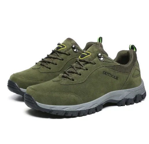 Men's Hiking Shoes Suede Leath - Outdoor Hunting Boots For Men บทวิจารณ์และราคา