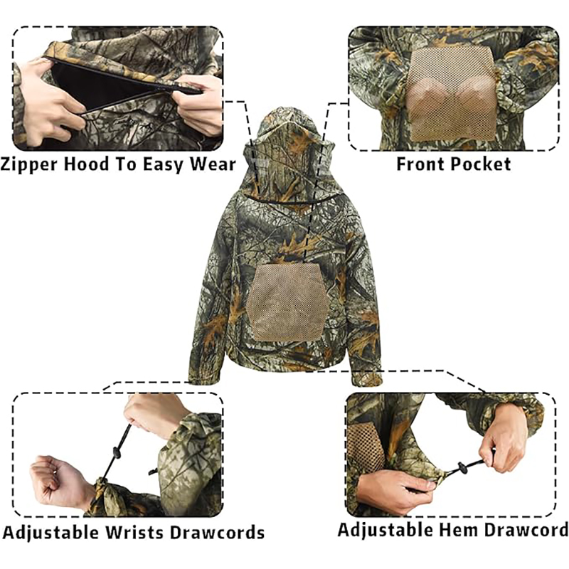 Fishing Beekeeping Anti-Mosqui - Outdoor Hunting Hoodie บทวิจารณ์และราคา