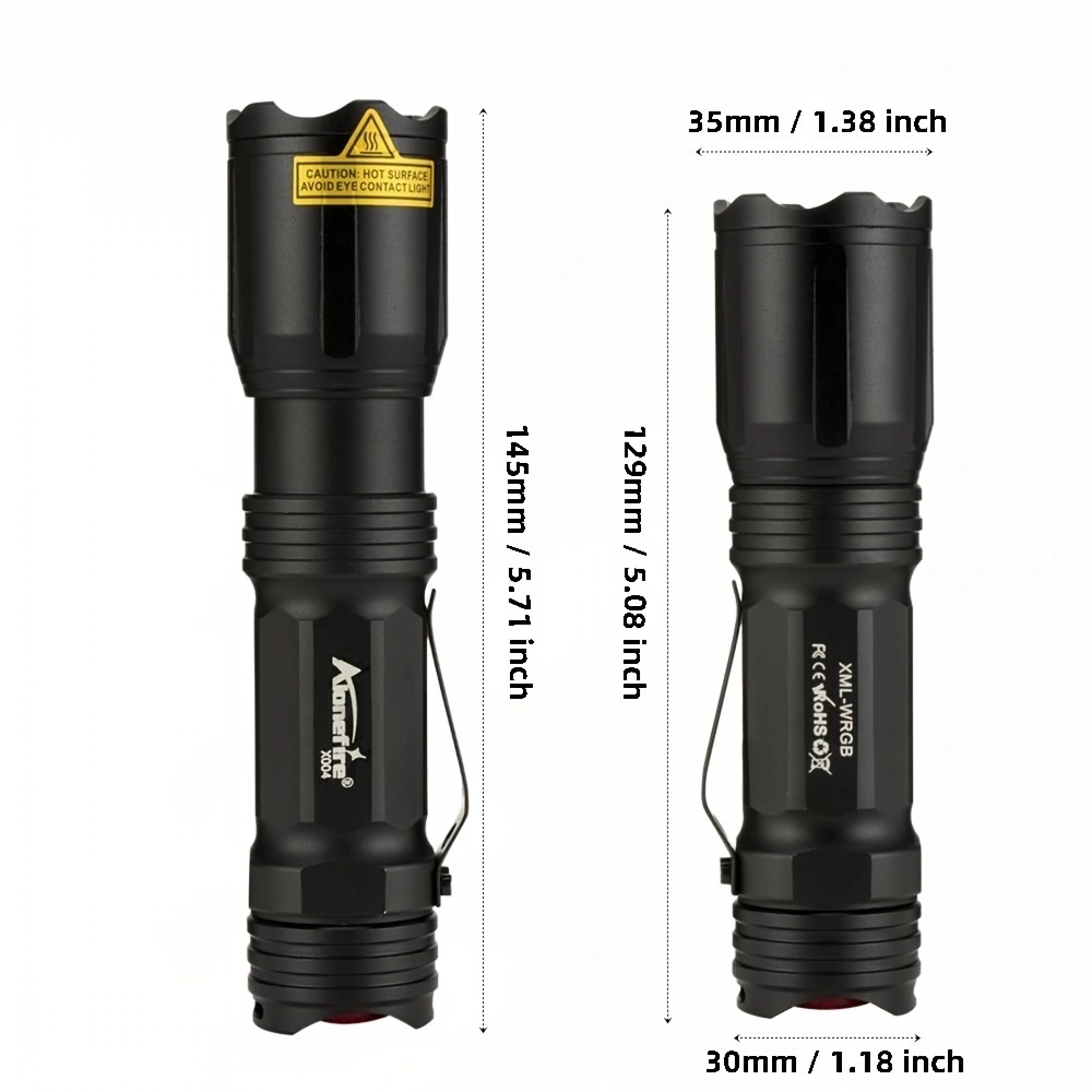 Zoom 4-Colour light LED Flashl - Outdoor Hunting Photography บทวิจารณ์และราคา