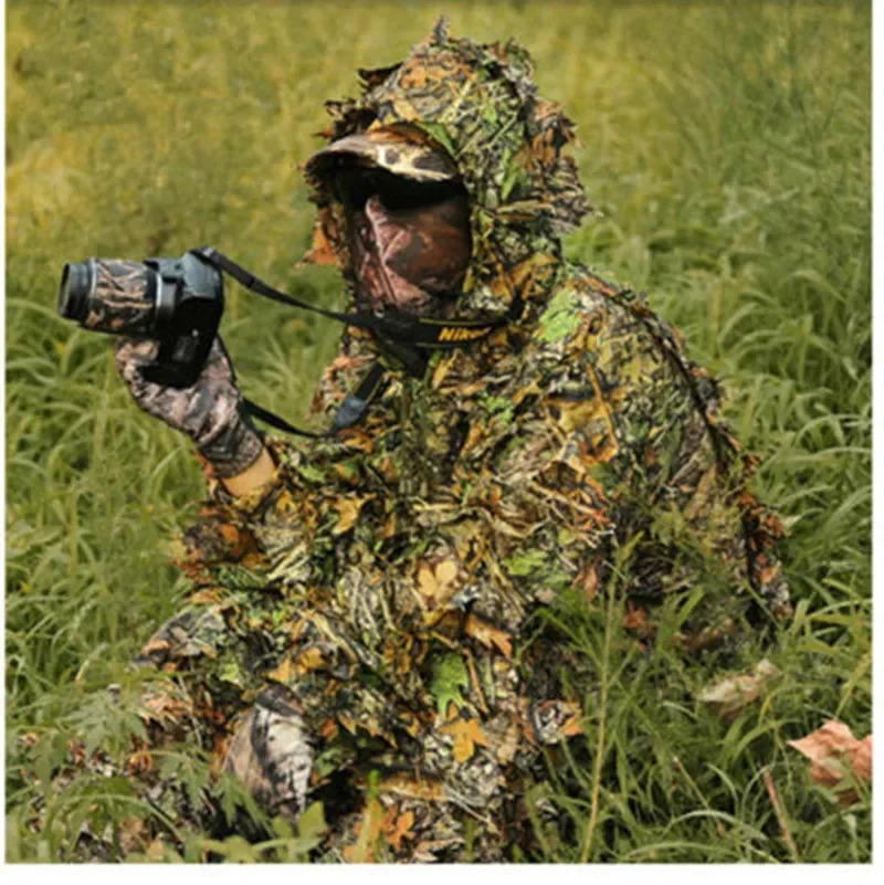 Outdoor Ghillie Suit Camouflag - Outdoor Hunting Photography บทวิจารณ์และราคา