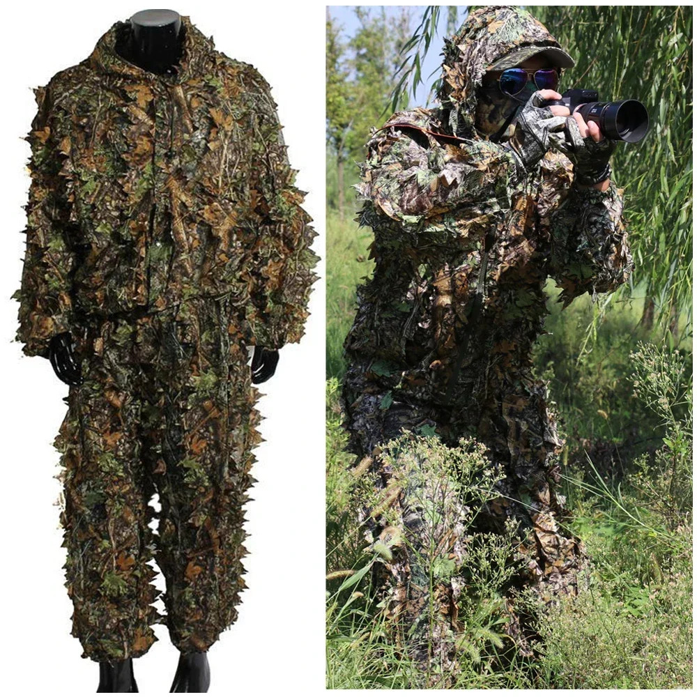 Outdoor Ghillie Suit Camouflag - Outdoor Hunting Photography บทวิจารณ์และราคา