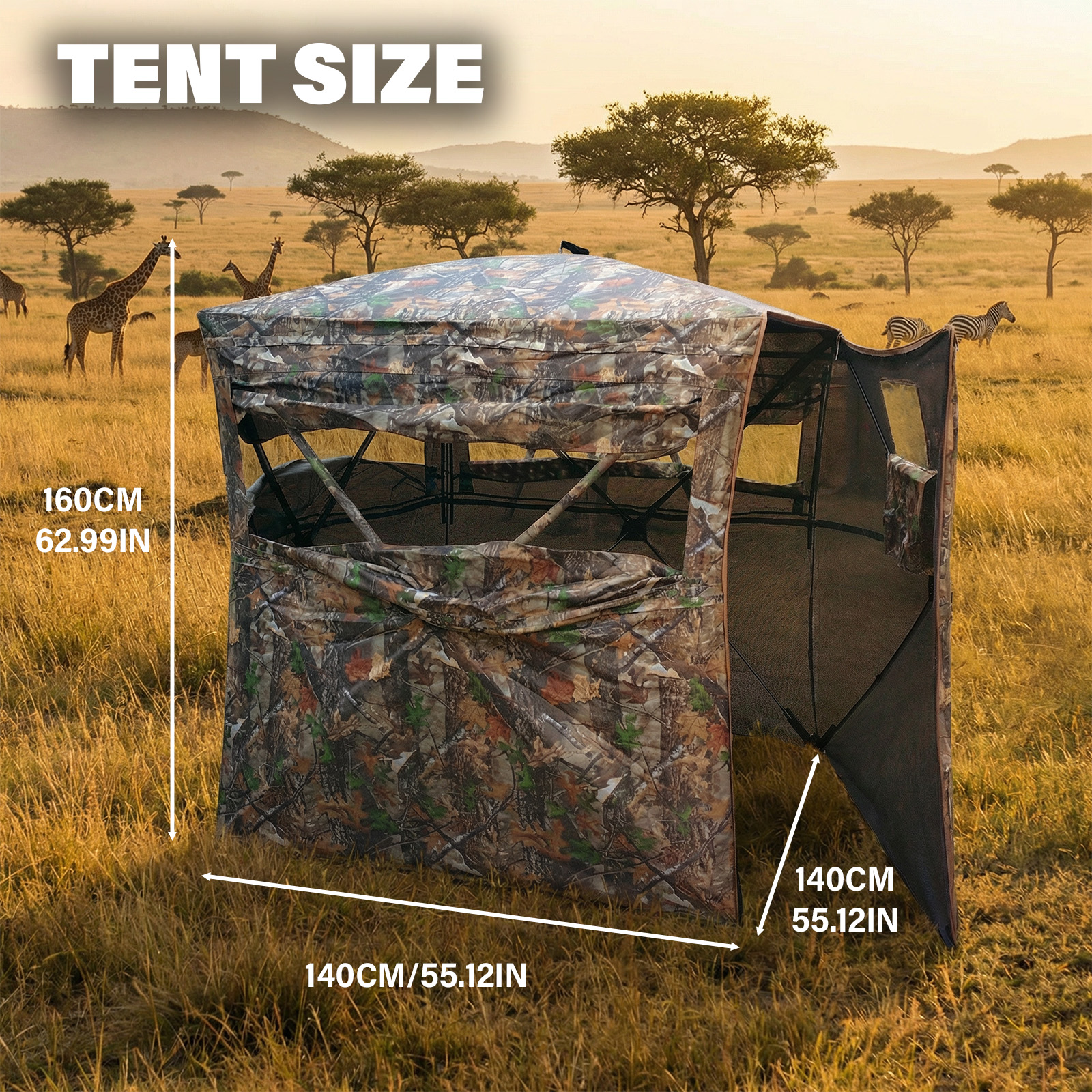 Camouflage Pop-Up Hunting Blin - Hunting & Outdoor Supplies Vanderbijlpark บทวิจารณ์และราคา