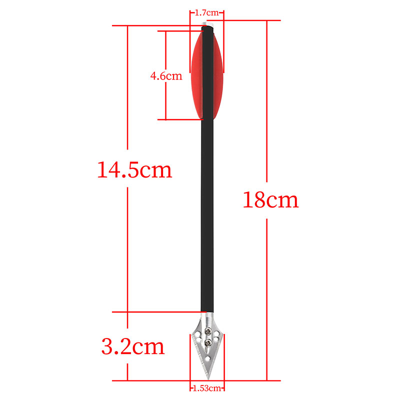 6/12pcs Mixed Carbon Arrow 7 I - Crossbow Bolt Broadhead บทวิจารณ์และราคา