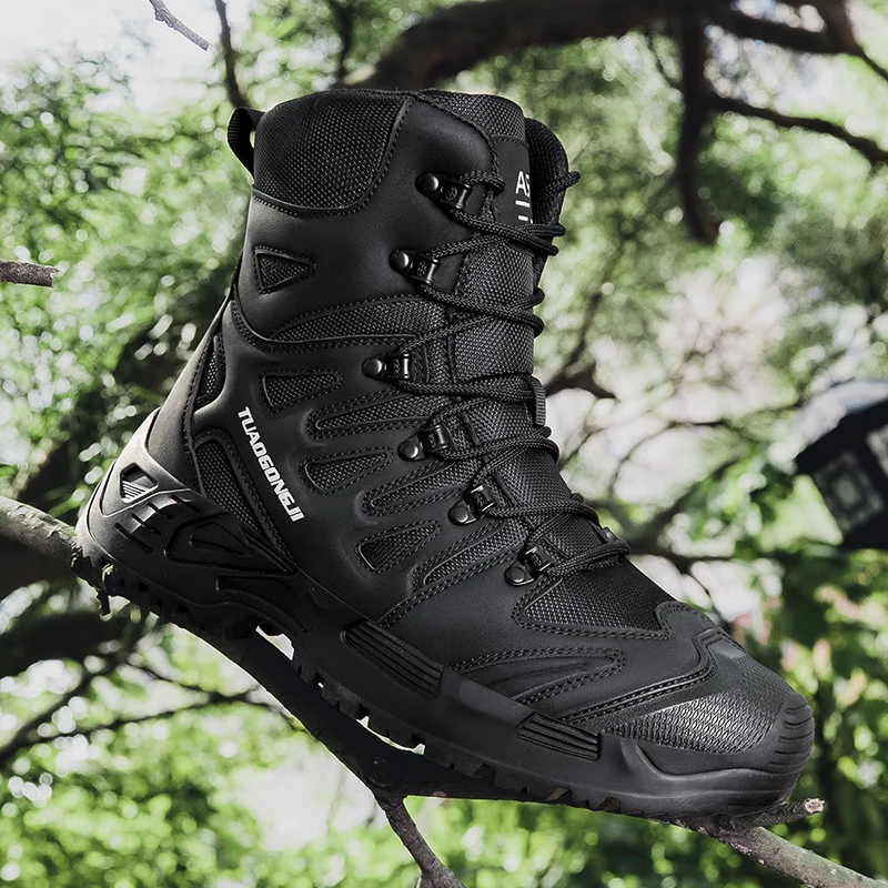 Men's Outdoor Hiking Tactical  - Outdoor Hunting Boots For Men บทวิจารณ์และราคา