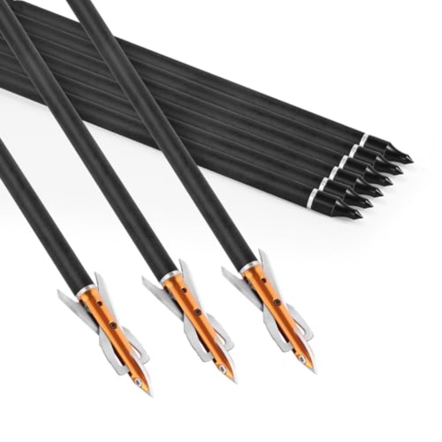 20 inch Carbon Crossbow Bolts  - Crossbow Bolt Broadhead บทวิจารณ์และราคา
