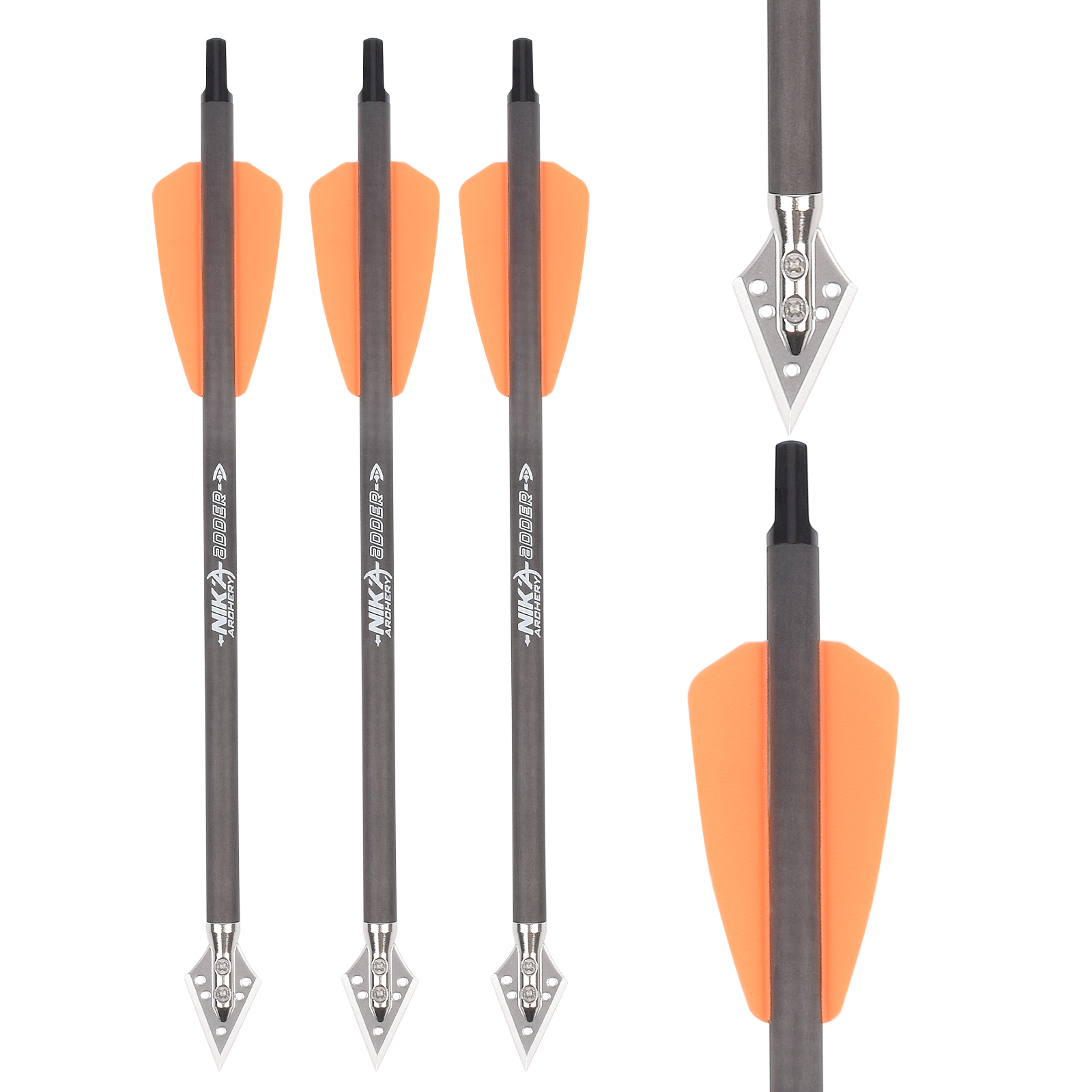 6pcs R9 7.5 Inch Catbon Crossb - Crossbow Bolt Broadhead บทวิจารณ์และราคา