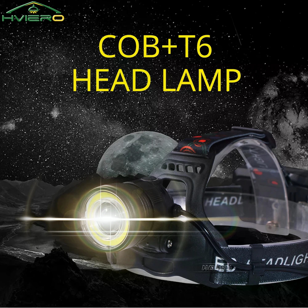 T6 Cob Torch Flashlight Head L - Outdoor Hunting Fishing Jobs บทวิจารณ์และราคา